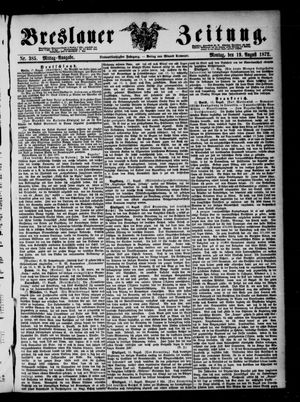 Breslauer Zeitung on Aug 19, 1872