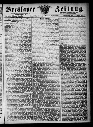 Breslauer Zeitung vom 22.08.1872