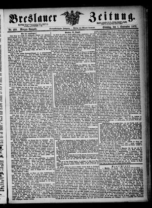 Breslauer Zeitung on Sep 1, 1872