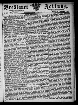 Breslauer Zeitung on Sep 2, 1872