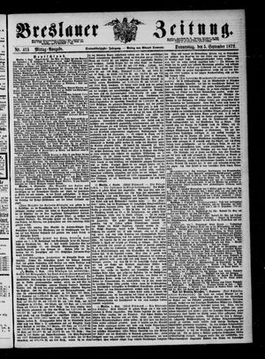 Breslauer Zeitung on Sep 5, 1872