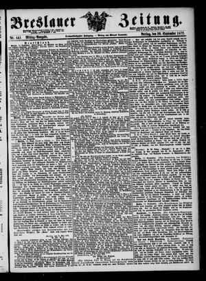 Breslauer Zeitung vom 20.09.1872