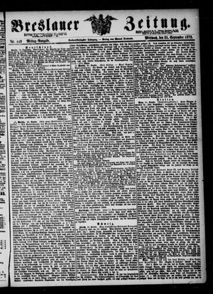 Breslauer Zeitung vom 25.09.1872