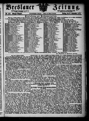 Breslauer Zeitung vom 27.09.1872