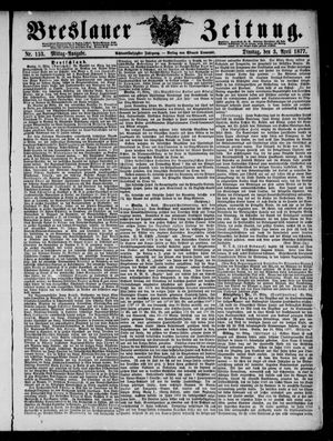 Breslauer Zeitung on Apr 3, 1877