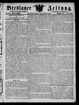 Breslauer Zeitung on Apr 4, 1877