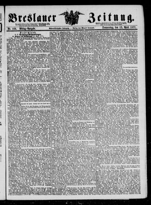 Breslauer Zeitung vom 12.04.1877