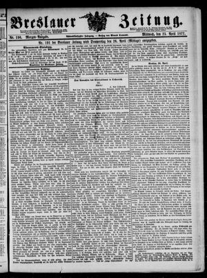 Breslauer Zeitung vom 25.04.1877