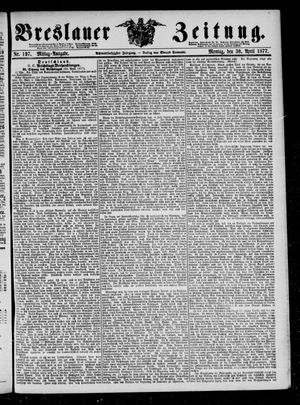 Breslauer Zeitung vom 30.04.1877