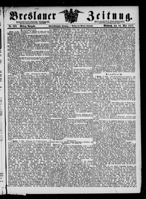 Breslauer Zeitung vom 16.05.1877