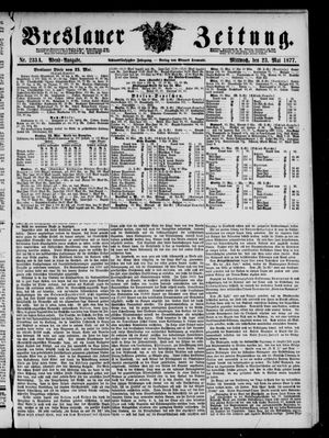 Breslauer Zeitung on May 23, 1877