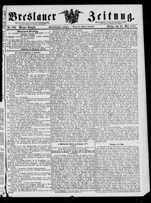 Breslauer Zeitung on May 25, 1877