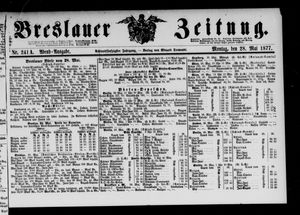 Breslauer Zeitung on May 28, 1877