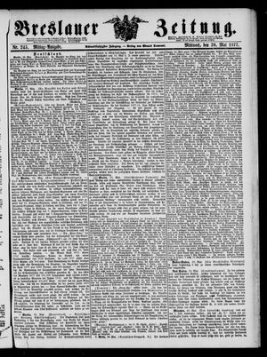 Breslauer Zeitung on May 30, 1877