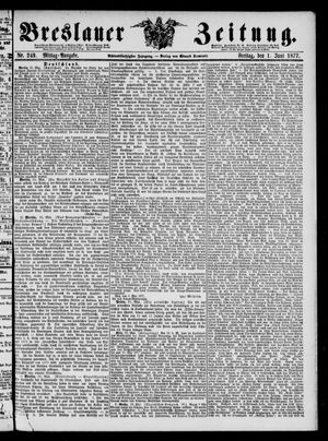 Breslauer Zeitung vom 01.06.1877
