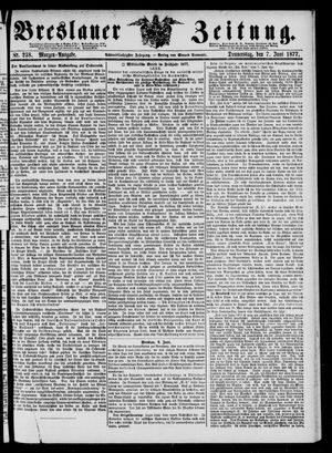 Breslauer Zeitung vom 07.06.1877
