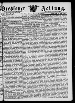 Breslauer Zeitung on Jun 12, 1877