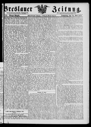 Breslauer Zeitung on Jun 14, 1877