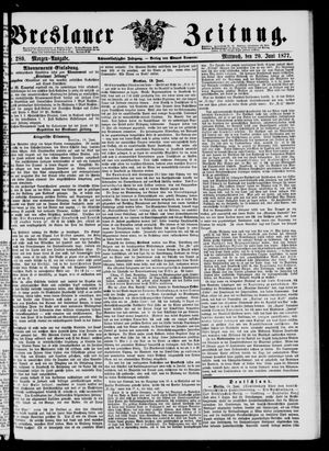 Breslauer Zeitung on Jun 20, 1877