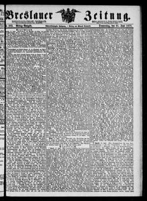 Breslauer Zeitung vom 21.06.1877