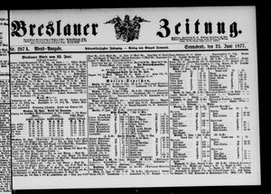 Breslauer Zeitung on Jun 23, 1877