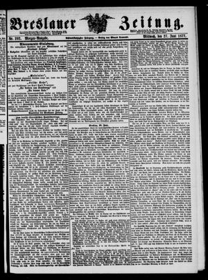 Breslauer Zeitung vom 27.06.1877