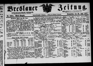 Breslauer Zeitung on Jun 30, 1877
