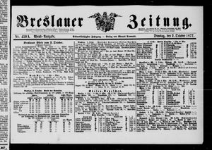 Breslauer Zeitung on Oct 2, 1877