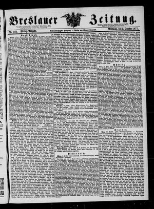 Breslauer Zeitung vom 03.10.1877