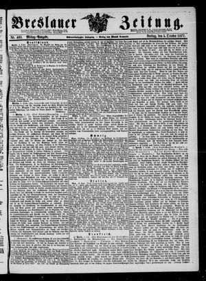 Breslauer Zeitung on Oct 5, 1877