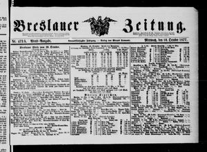 Breslauer Zeitung on Oct 10, 1877