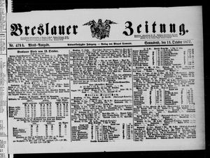 Breslauer Zeitung on Oct 13, 1877