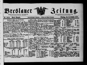 Breslauer Zeitung on Oct 16, 1877