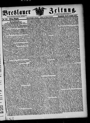 Breslauer Zeitung vom 27.10.1877