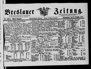 Breslauer Zeitung vom 27.10.1877