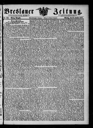 Breslauer Zeitung vom 29.10.1877
