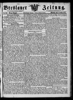 Breslauer Zeitung vom 31.10.1877