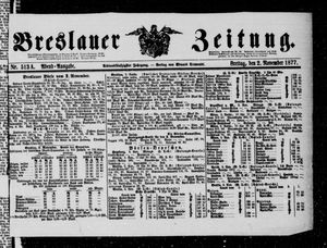 Breslauer Zeitung vom 02.11.1877