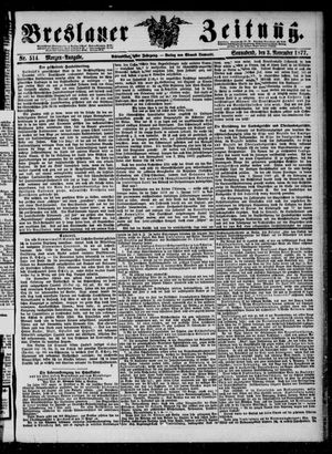 Breslauer Zeitung vom 03.11.1877