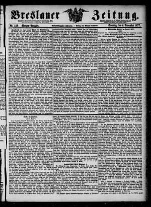 Breslauer Zeitung on Nov 4, 1877