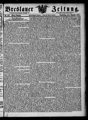 Breslauer Zeitung vom 08.11.1877