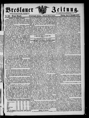 Breslauer Zeitung on Nov 13, 1877