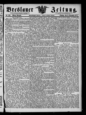 Breslauer Zeitung on Nov 13, 1877