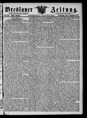 Breslauer Zeitung on Nov 15, 1877