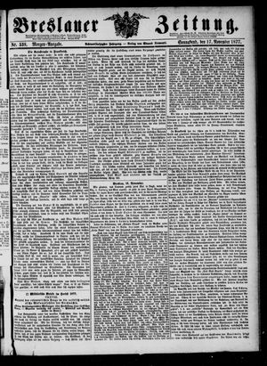 Breslauer Zeitung vom 17.11.1877