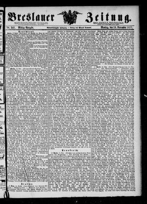 Breslauer Zeitung on Nov 19, 1877