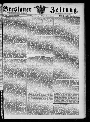 Breslauer Zeitung on Nov 21, 1877
