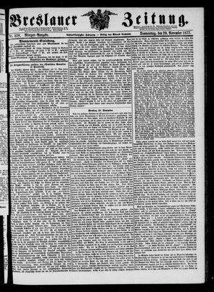 Breslauer Zeitung on Nov 29, 1877