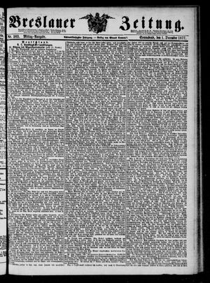 Breslauer Zeitung on Dec 1, 1877
