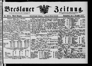 Breslauer Zeitung vom 01.12.1877